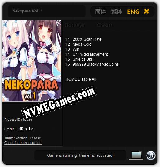 Nekopara Vol. 1: Cheats, Trainer +6 [dR.oLLe]