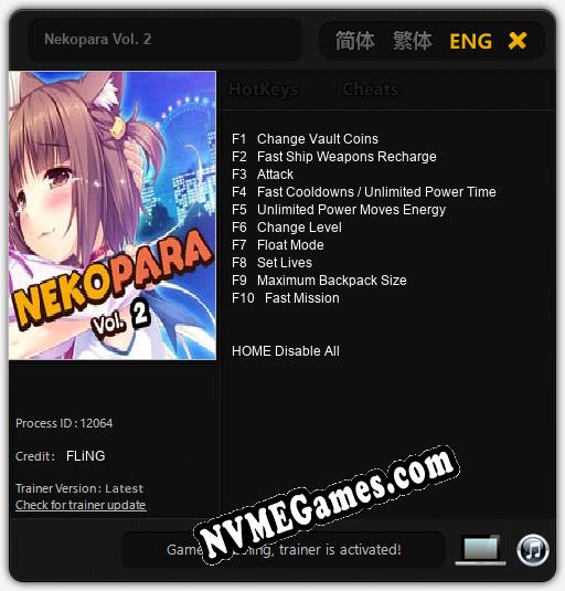 Nekopara Vol. 2: Treinador (V1.0.49)