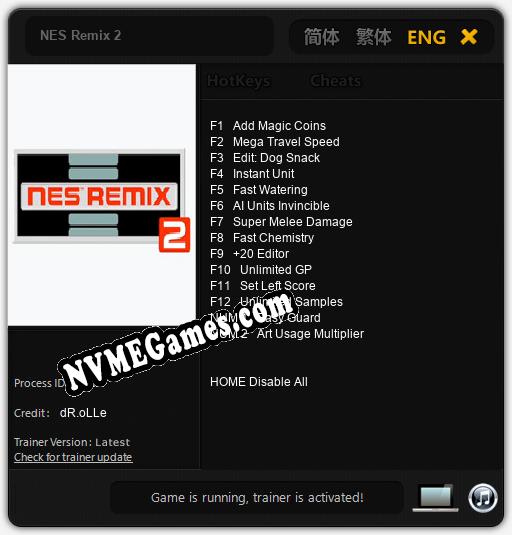 NES Remix 2: Cheats, Trainer +14 [dR.oLLe]