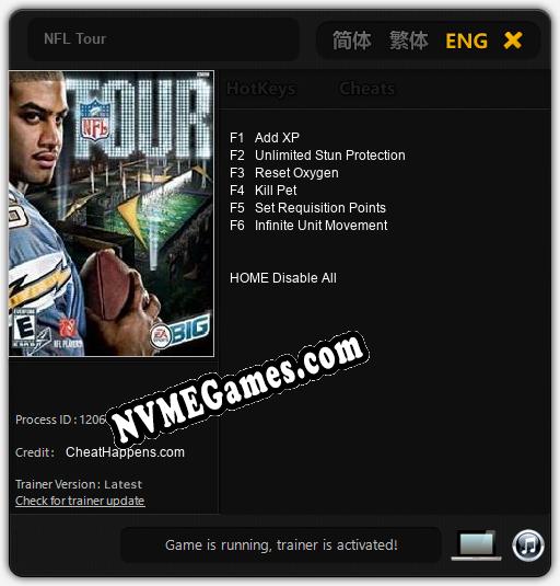 Treinador liberado para NFL Tour [v1.0.4]