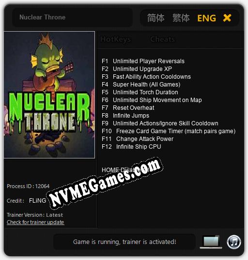 Nuclear Throne: Cheats, Trainer +12 [FLiNG]