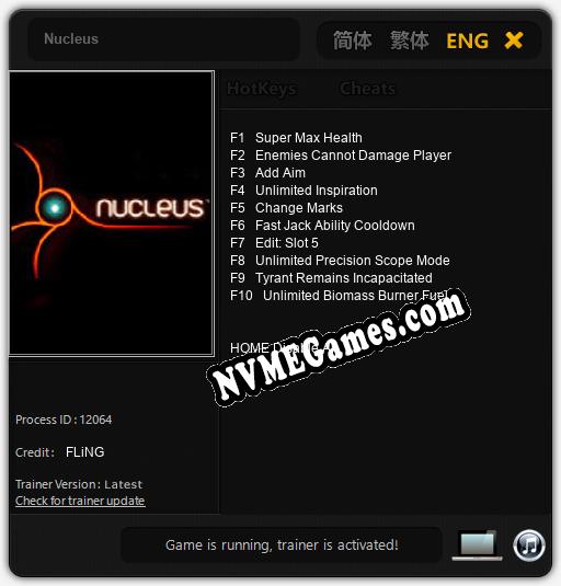 Nucleus: Treinador (V1.0.86)