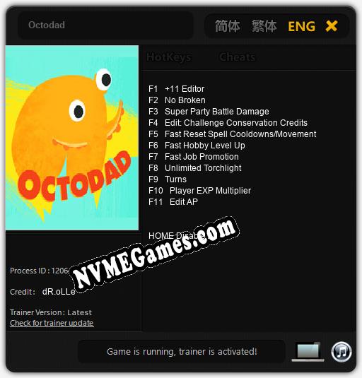 Octodad: Treinador (V1.0.86)