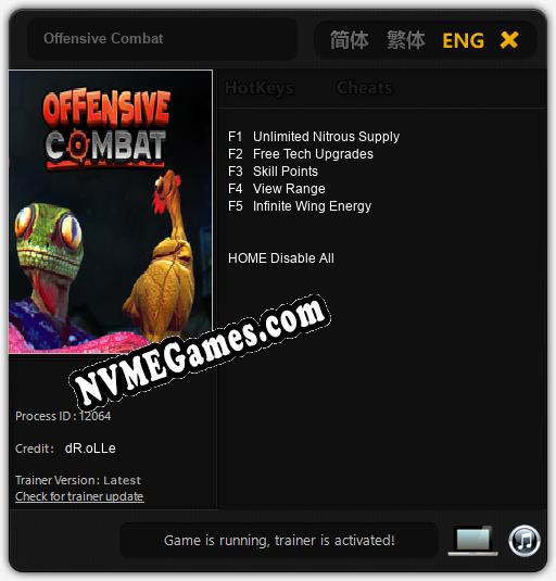 Offensive Combat: Trainer +5 [v1.7]