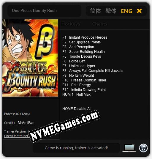 One Piece: Bounty Rush: Trainer +13 [v1.6]