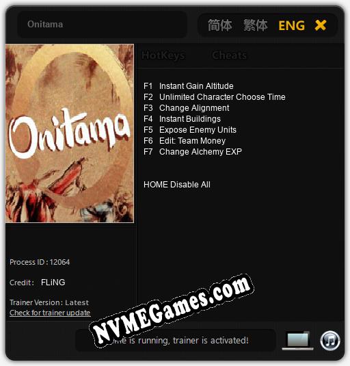 Onitama: Cheats, Trainer +7 [FLiNG]