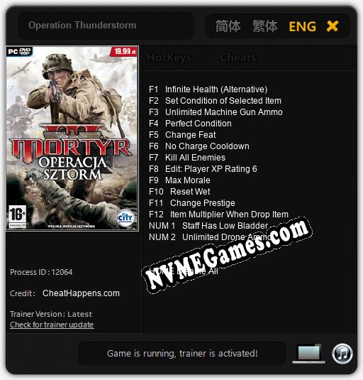 Operation Thunderstorm: Treinador (V1.0.51)