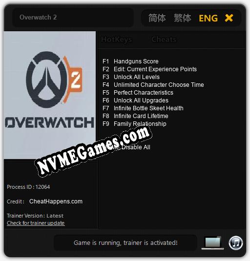 Overwatch 2: Trainer +9 [v1.4]