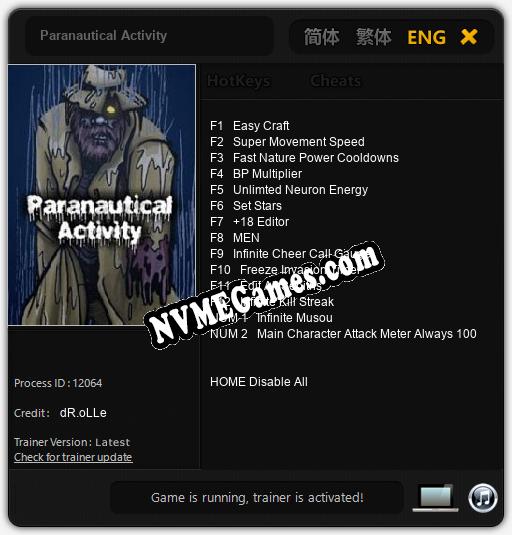 Paranautical Activity: Treinador (V1.0.37)