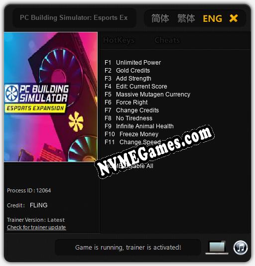 PC Building Simulator: Esports Expansion: Cheats, Trainer +11 [FLiNG]