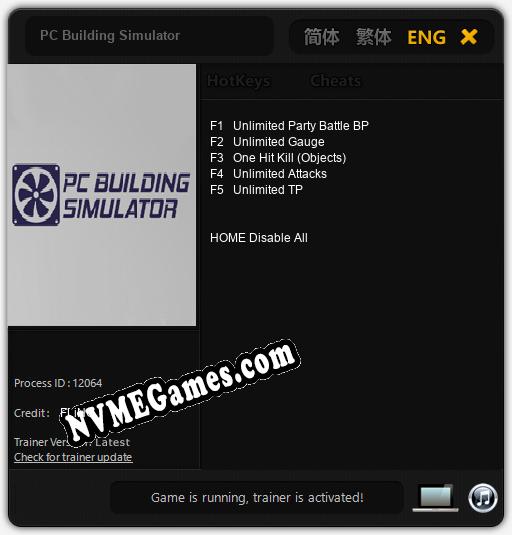 PC Building Simulator: Treinador (V1.0.29)