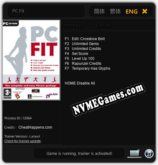 PC Fit: Trainer +7 [v1.9]