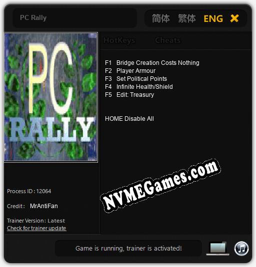 PC Rally: Treinador (V1.0.73)