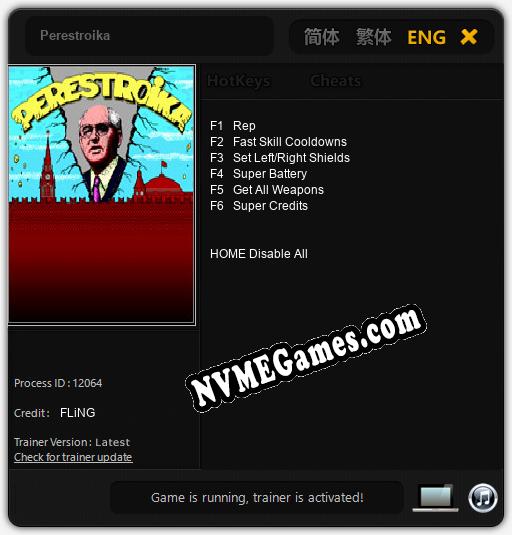 Perestroika: Cheats, Trainer +6 [FLiNG]