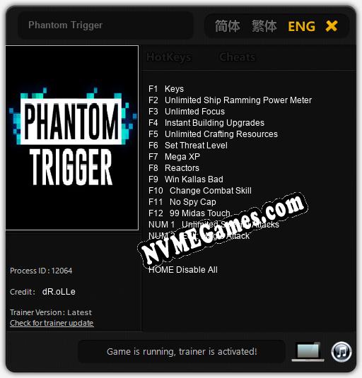 Phantom Trigger: Treinador (V1.0.31)