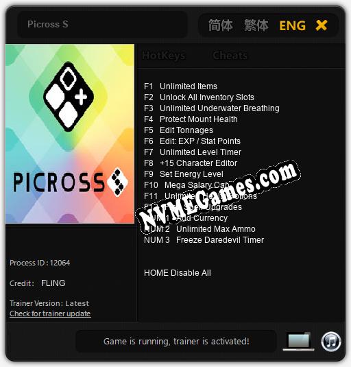 Picross S: Treinador (V1.0.45)