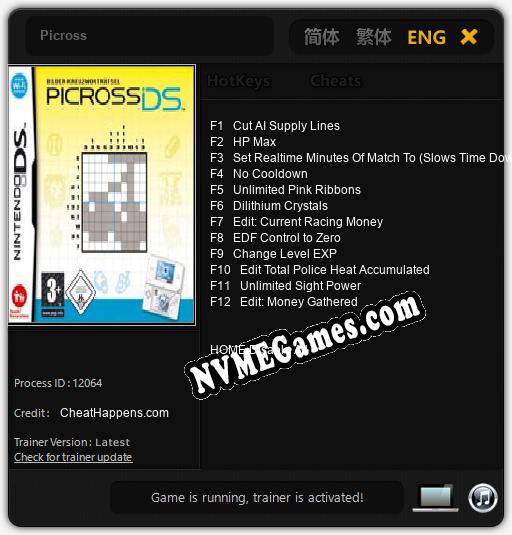 Treinador liberado para Picross [v1.0.3]