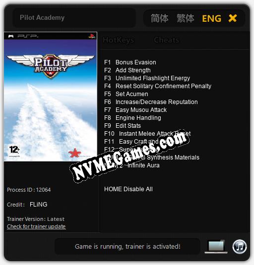 Pilot Academy: Cheats, Trainer +14 [FLiNG]