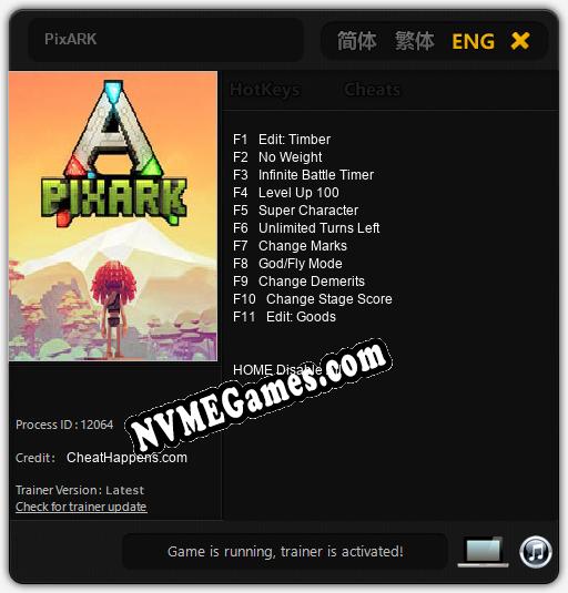 PixARK: Cheats, Trainer +11 [CheatHappens.com]