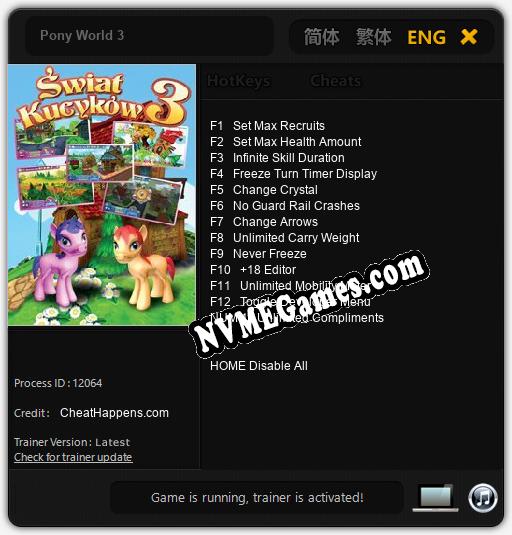 Pony World 3: Treinador (V1.0.75)