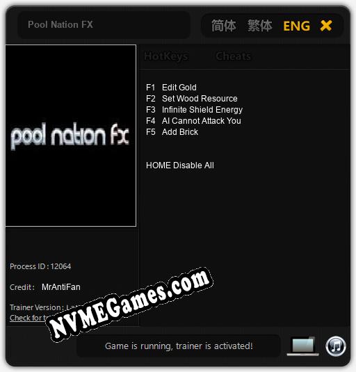 Pool Nation FX: Treinador (V1.0.5)