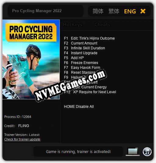 Pro Cycling Manager 2022: Trainer +12 [v1.6]