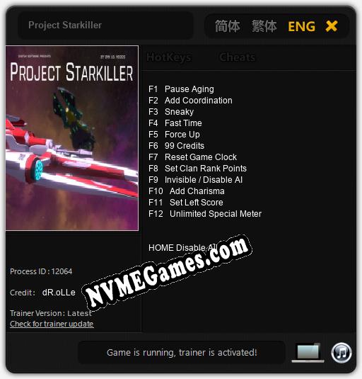 Project Starkiller: Treinador (V1.0.38)