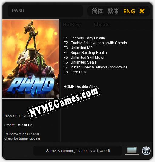 PWND: Trainer +8 [v1.7]