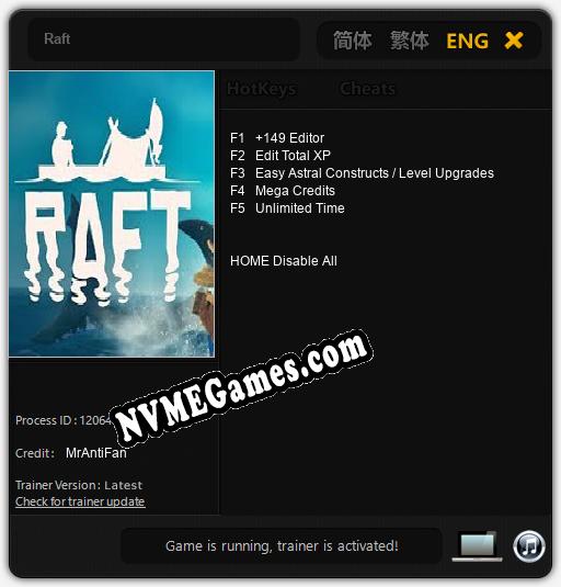 Raft: Trainer +5 [v1.3]