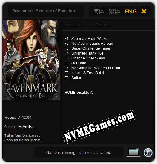 Ravenmark: Scourge of Estellion: Cheats, Trainer +9 [MrAntiFan]