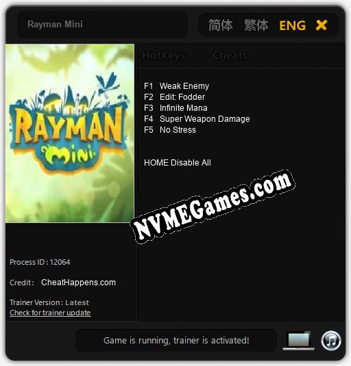 Rayman Mini: Treinador (V1.0.76)