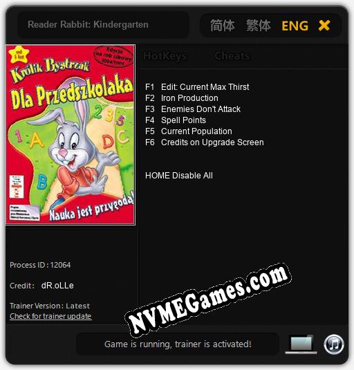 Reader Rabbit: Kindergarten: Trainer +6 [v1.6]