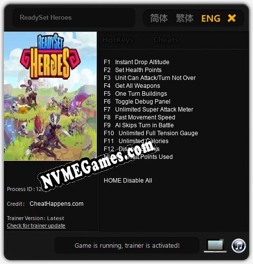 ReadySet Heroes: Treinador (V1.0.90)