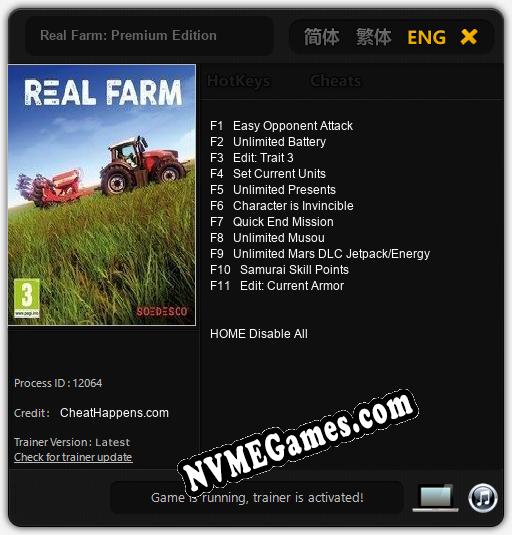 Real Farm: Premium Edition: Cheats, Trainer +11 [CheatHappens.com]