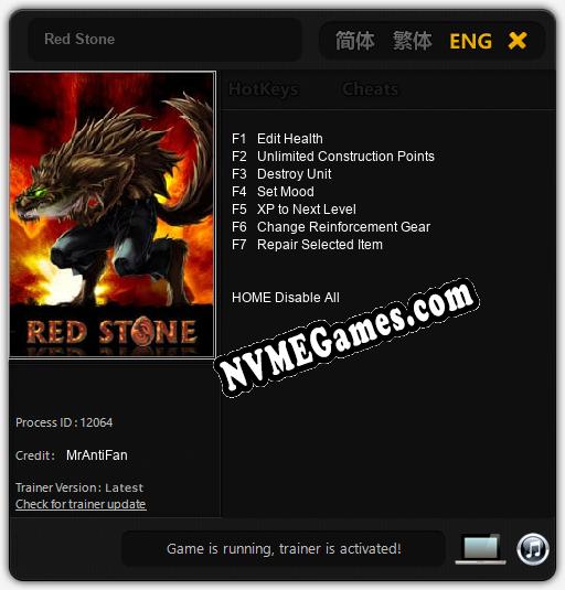 Red Stone: Trainer +7 [v1.3]