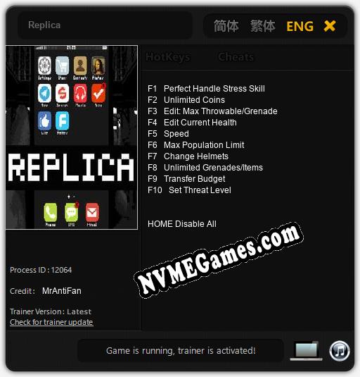 Replica: Trainer +10 [v1.2]