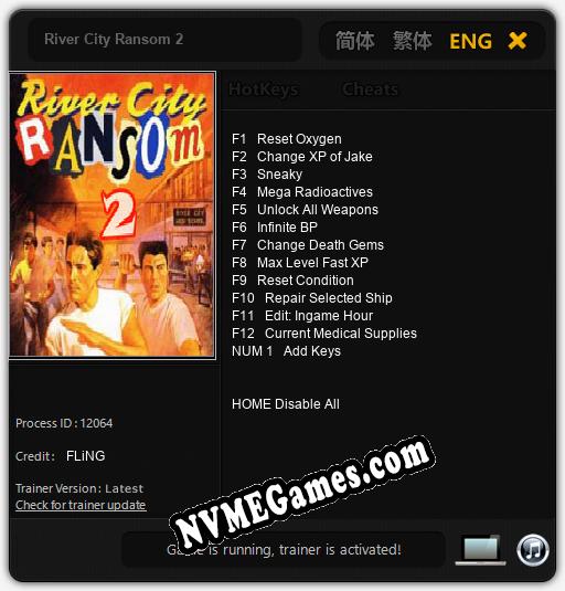 River City Ransom 2: Treinador (V1.0.93)