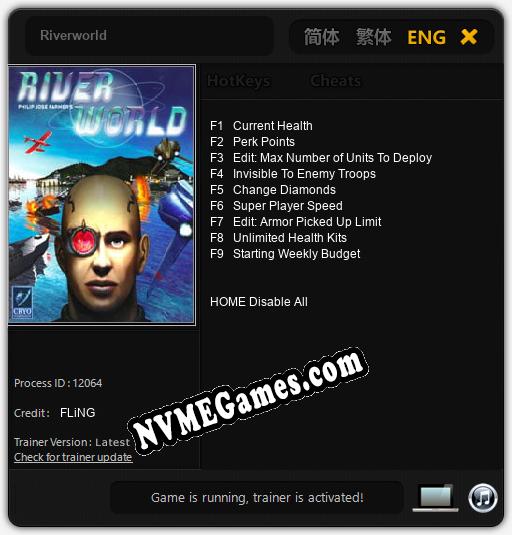 Riverworld: Cheats, Trainer +9 [FLiNG]