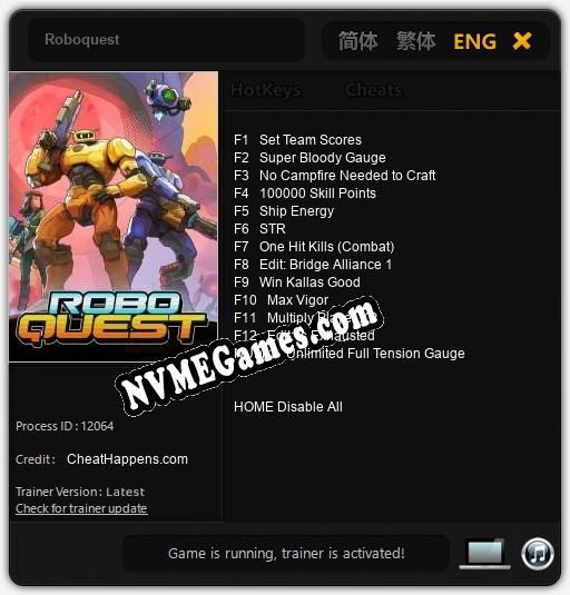 Roboquest: Cheats, Trainer +13 [CheatHappens.com]