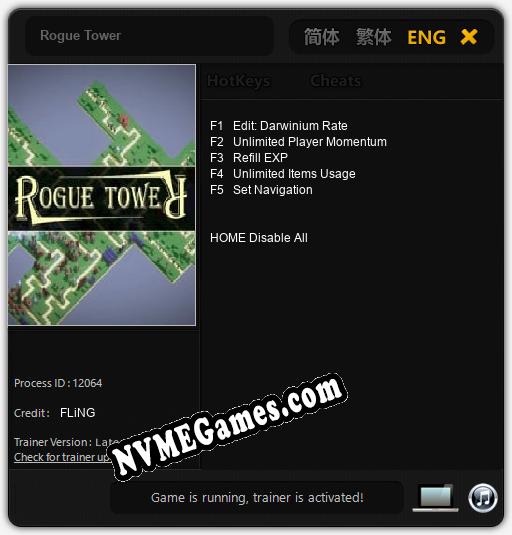 Rogue Tower: Cheats, Trainer +5 [FLiNG]