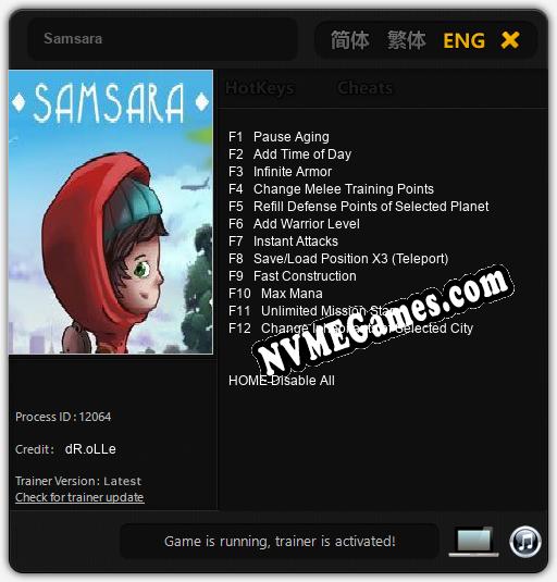 Samsara: Treinador (V1.0.24)