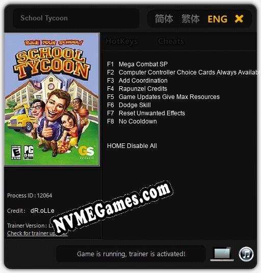 School Tycoon: Treinador (V1.0.53)