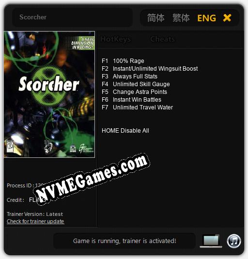 Scorcher: Treinador (V1.0.78)