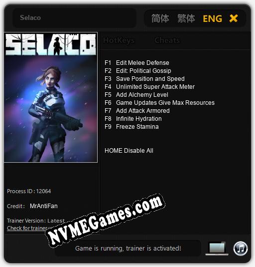 Selaco: Treinador (V1.0.92)