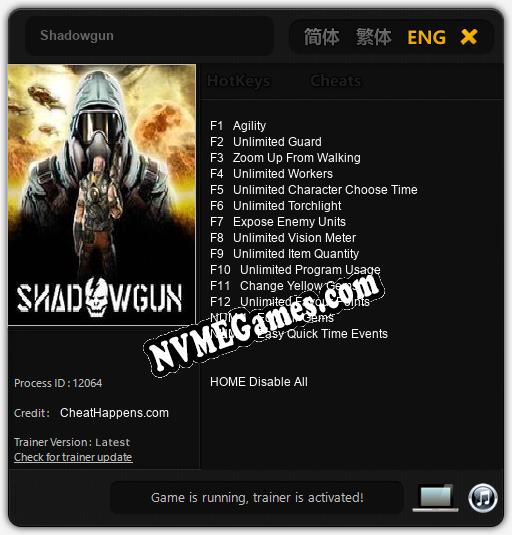 Shadowgun: Cheats, Trainer +14 [CheatHappens.com]