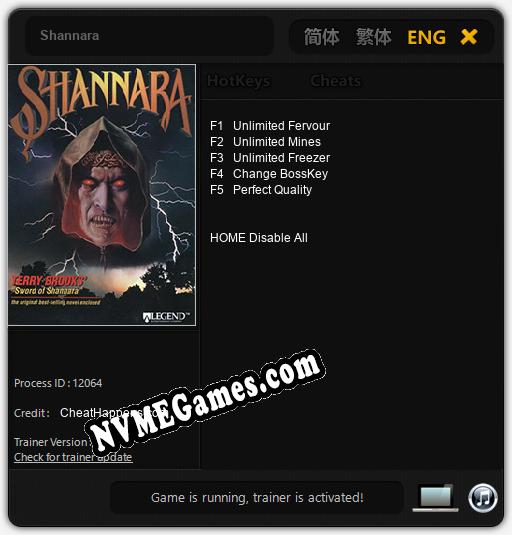 Shannara: Cheats, Trainer +5 [CheatHappens.com]