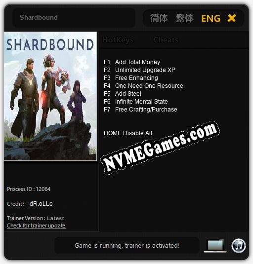 Shardbound: Trainer +7 [v1.9]