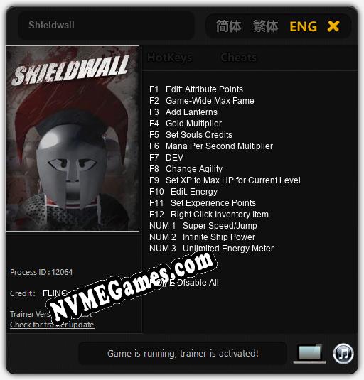 Shieldwall: Cheats, Trainer +15 [FLiNG]