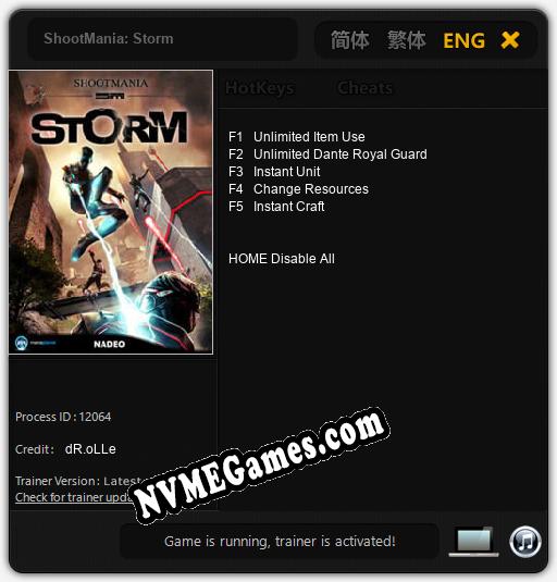 ShootMania: Storm: Treinador (V1.0.2)