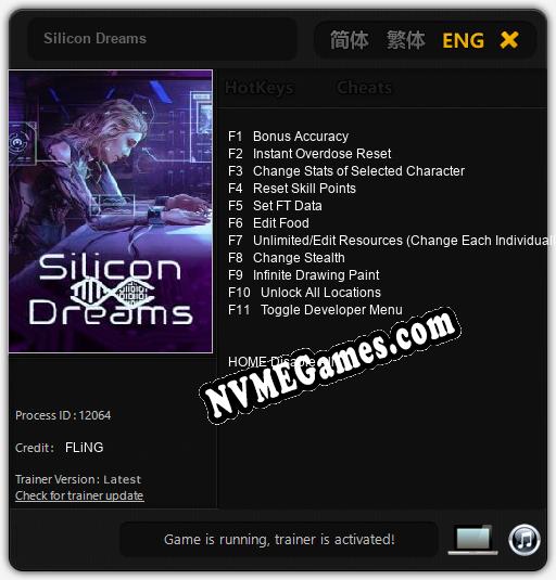 Silicon Dreams: Treinador (V1.0.45)